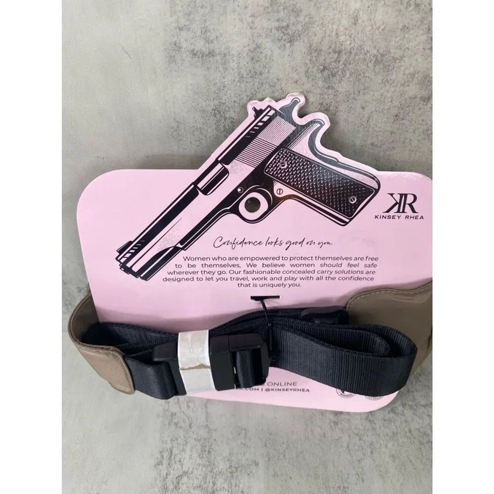 CONCEALED CARRY bag by Kinsey Rhea taupe